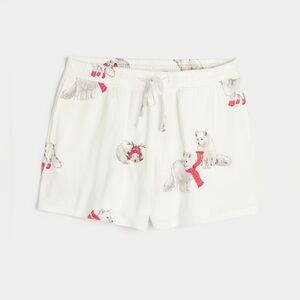 Golly Hicks Cozy Pajama Shorts Xmas Pattern